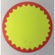 Prijssticker Ø35mm fluor geel rood 400/rol Tp35Flg